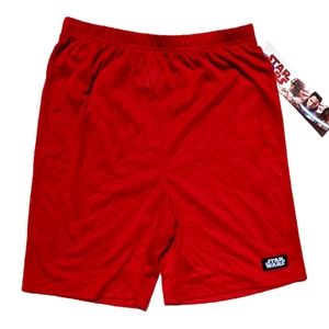Disney Boys size 8 Star Wars Red Pajama Shorts